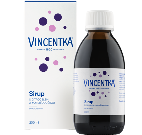 Sirup Vincentka pomáha na prírodnej báze